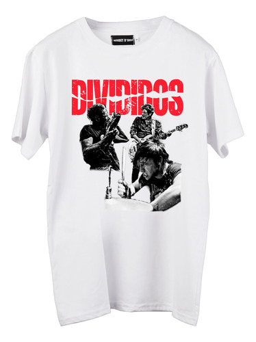 Remera Divididos 2 (nevado, Negro O Blanco)