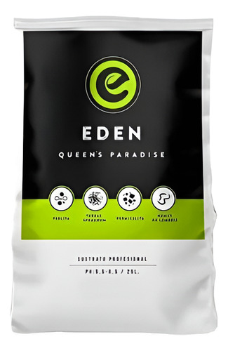 Eden Sustrato 25 Litros Tierra Fertil Light Liviano