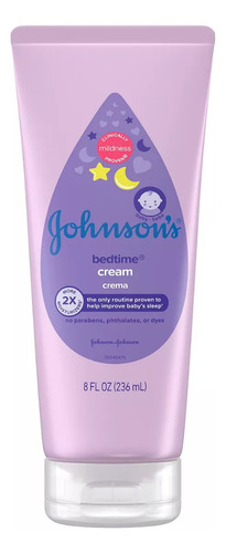 Crema corporal hidratante Johnson's Baby Bedtime 240 ml