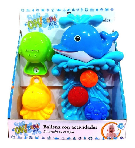 Ballena Con Actividades Para El Agua Ok Baby