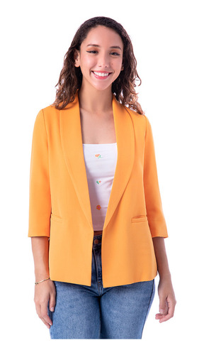 Blazer Sintetica Squeeze Shanhom Mujer