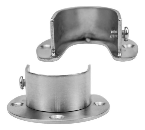 8×piezas Soporte Para Barra Armario Brida En Forma U