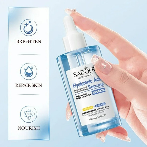 Suero Con Ácido Hialurónico Hidratación Profunda 100ml Todo Tipo De Piel Día/noche