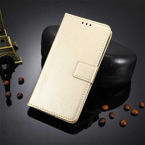 Funda Tipo Cartera De Piel Con Tapa Para Motorola E32