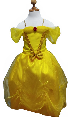 Disfraz De La La Bella Y La Bestia (vestido De Bella Niñas)