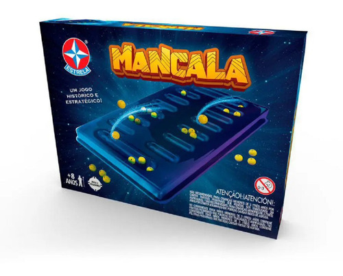 Jogo Mancala Lógica E Estratégia Tabuleiro Educativo Estrela