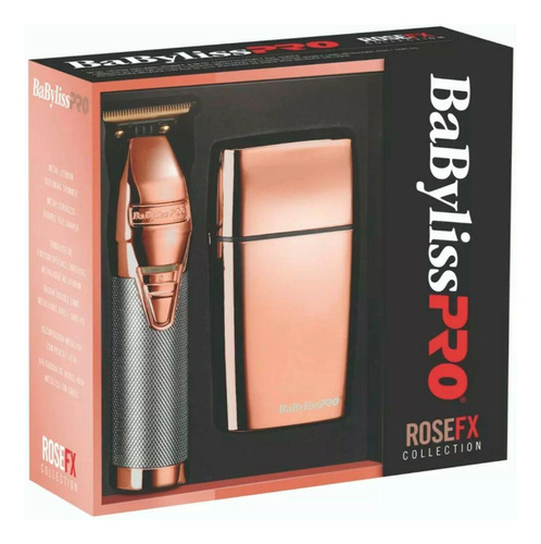 Kit Máquinas De Acabamento Babyliss Collection Rosefx Bivolt