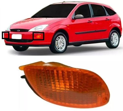 Faro Giro Paragolpe Para Ford Focus Naranja 1999 2001 2003