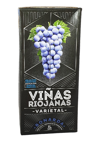 La Riojana Varietal Bonarda Tetra 12 X 1 Lts