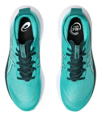 Zapatillas Asics Gel-nimbus 27 Hombre Running Turquesa