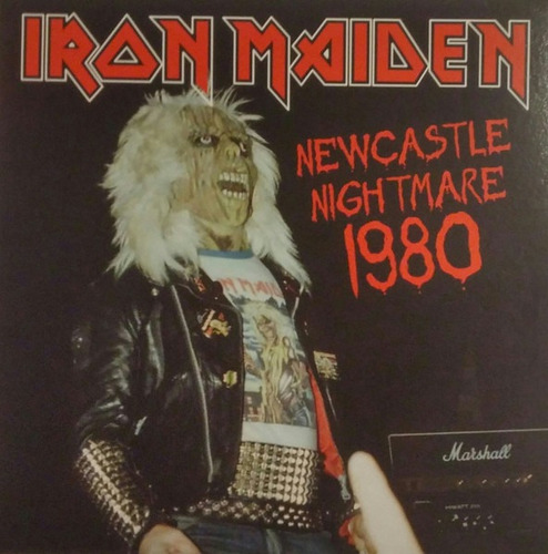 Lp Iron Maiden Newcastle Nightmare 1980 Bootleg Raro