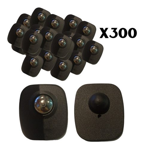 Pack X300 Alarma Sensor Con Pin Antirrobo Ropa Am 58khz Vnz