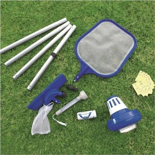 Imagen 7 de 9 de Kit Limpieza Mantenimiento Flowclear Bestway Albercas Intex
