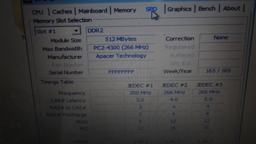 Memórias 256mb Ddr2 Notebook Dell Latitude 131l Original (Usado)