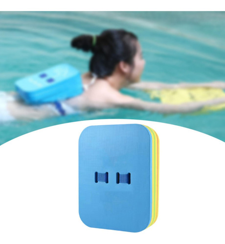 Entrenador De Natación Float Back, Cinturón Ajustable Azul