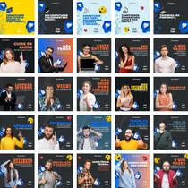 Comprar Pack Canva Loja De Informática Templates Editável 200 Artes