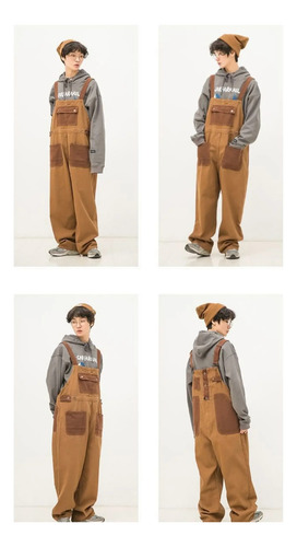 Monos De Algodón Retro Y Pantalones Unisex Para Ropa De Trab