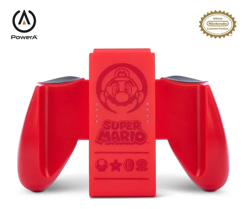comprar Agarre cómodo para Joy-con Nintendo Switch - Super Mario! ¡Color rojo!