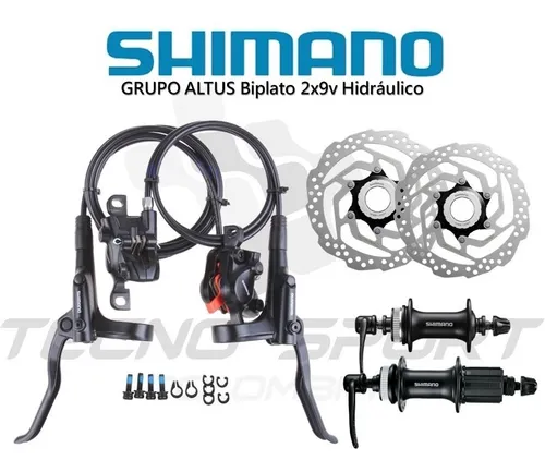 Grupo Biplato Shimano Altus Hidr ulico 2x9v Bicicleta Oferta