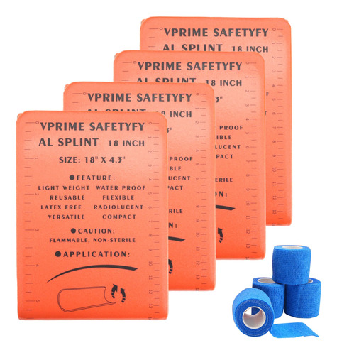 Vprime Safetyfy Ferula De Primeros Auxilios De 36 X 4.3 PuLG