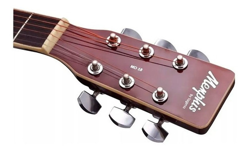 Violão eletroacústica Tagima Memphis MD 18 para destros natural madeira técnica satin