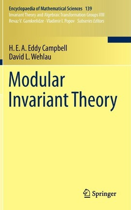 Libro Modular Invariant Theory - H.e.a. Eddy Campbell