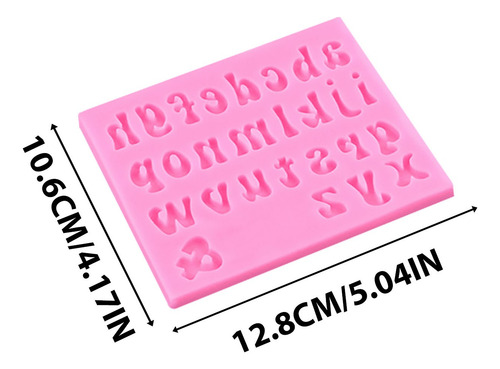 Molde Alfanumérico Para Hornear Chocolate En Forma De W 1005