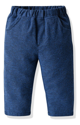 Conjunto Formal Para Niños Ropa De Fiesta Moño Niño Azul 5 Años