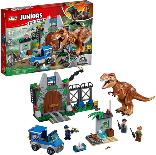 Lego Juniors/4+ Jurassic World T. Rex Breakout 10758 150 Pza