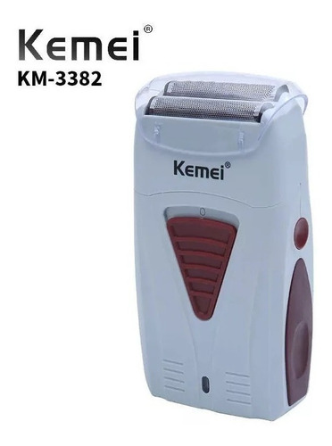 Afeitadora Kemei KM-3382 blanca 220V
