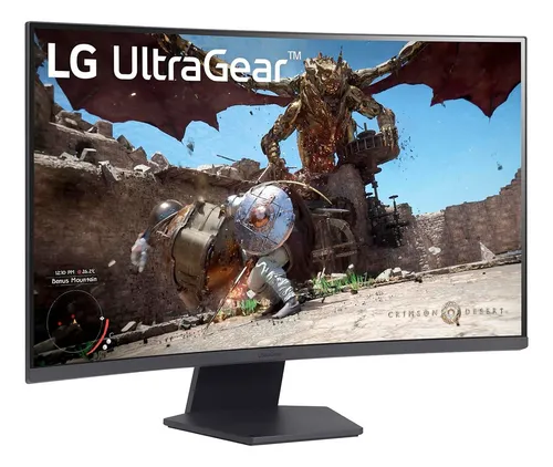Monitor Curvo Gaming 32 Pulgadas LG Pantalla Ultragear Qhd Color Negro