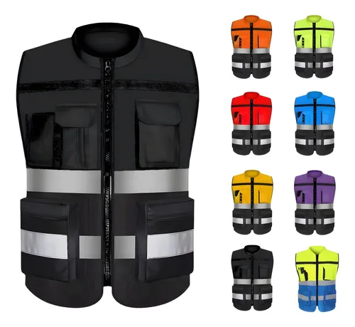 comprar Chalecos Seguridad Industrial Reflejantes Colores Diferentes