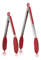 Comprar Pinza Silicon Juego De 2 Pinzas Silicon 30 Cm 22 Cm Cocina