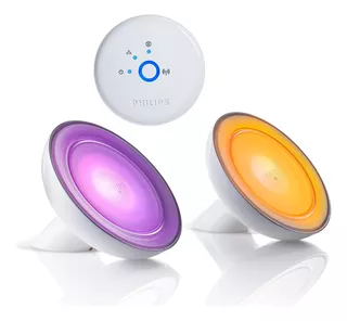 Philips Hue Bloom - Juego De 2 Lámparas De Mesa Inteligentes