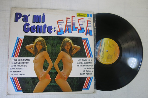 Vinyl Vinilo Lp Acetato Toño Lopez Pa Mi Gente Salsa Tropica