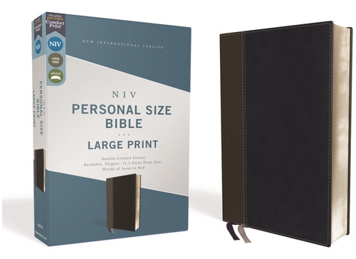 Libro Niv, Personal Size Bible, Large Print, Leathersoft,...