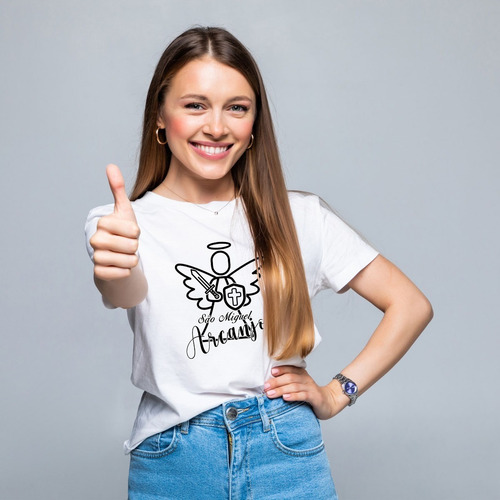 Camiseta Personalizada São Miguel Arcanjo 01 - Giftme