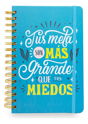 Libreta Cuaderno Cristiano Tapa Dura Con 100 Hojas/ Azul 