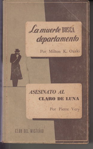 1948 Pulp Club Del Misterio Argentina Ozaki Y Pierre Very