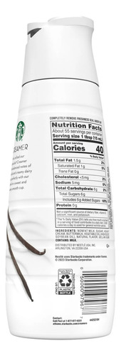 Starbucks Creamer Crema Para Café Vainilla Late Importado