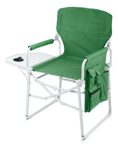 Heavy Duty Director's Chair   Camping Chair With Side T...
