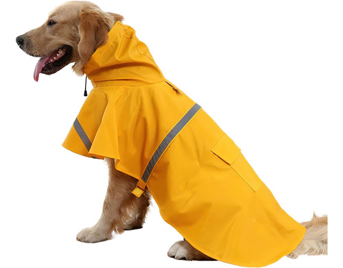 Gran Perro Impermeable Ajustable   De Agua Del Animal D...