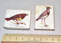 Comprar 2 Antiguas Cajitas Fosforos (llena) Victoria Aves De Uruguay