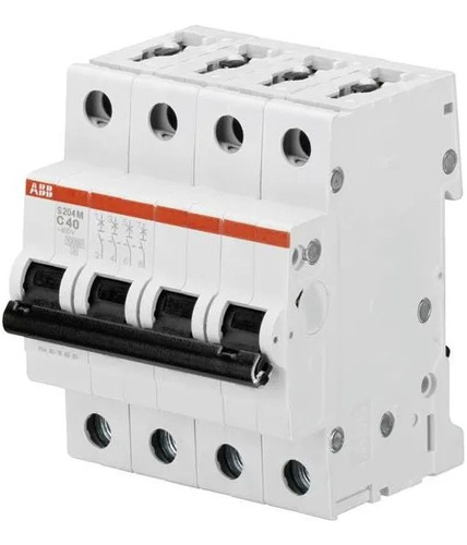 Minidisjuntor Tetrapolar Curva C 25a S204m-c25 Abb
