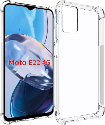  Funda transparente para Motorola Moto E22/E22i, funda de cuerpo  completo, transparente, funda protectora delgada diseñada para teléfono  inteligente, antiarañazos, absorción de golpes, funda : Celulares y  Accesorios