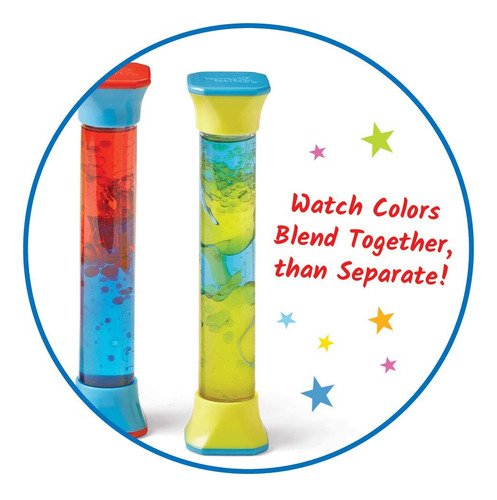 Sensory Fidget Tubes Hand2mind Colormix Para Niños De 3 A 5