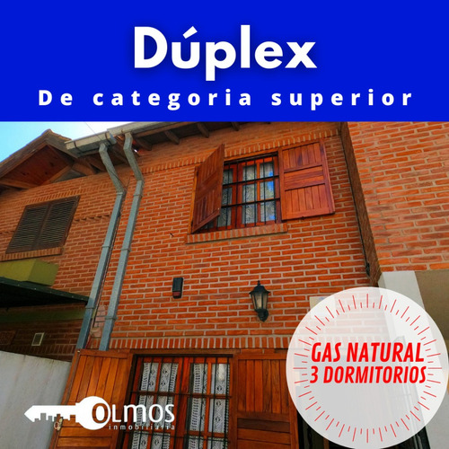Duplex, Gas Natural, Calefacción, Impecable. 80 Mts