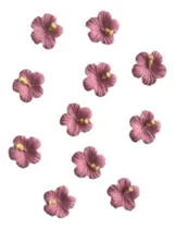 Comprar Flores Rosas Adorno Tropical Pasta Azúcar Comestibles X12un
