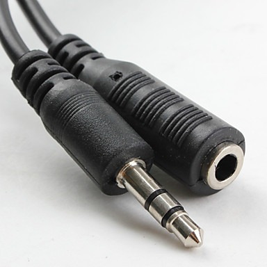 Cable Extension 1.5 Metros Audio Miniplug Macho Hembra 3.5mm