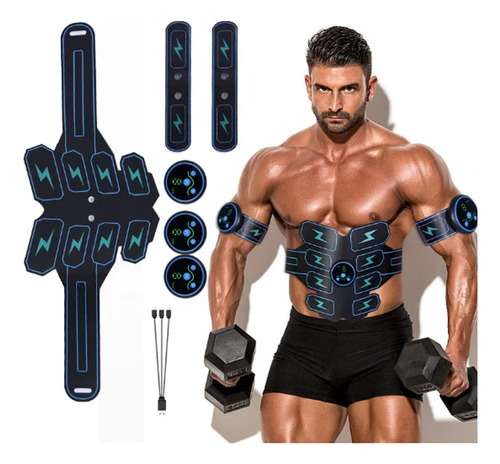 Ejercitador Automatico Hombre Mujer Abdomen Brazo Pierna